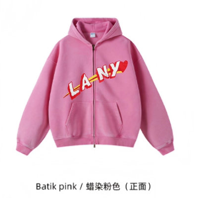 【ABCMJ】L is for the way you LANY 重磅美版加绒宽松拉链卫衣