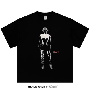 美式 自制Beyonce巡演现场同款 宽松重磅纯棉短袖 ABCMJ