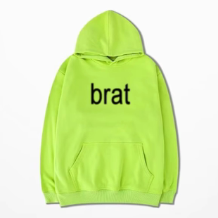 【ABCMJ】自制X红爆款charliXCX brat周边卫衣长袖新专短袖卫衣