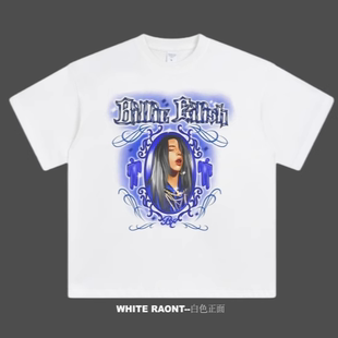 BILLIE20年美式 ABCMJ 自制碧梨VINTAGE 重磅純棉寬松T恤短袖