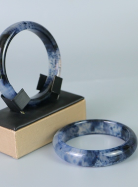 完美天然石英岩高冰黄翡扁条手镯玉石手镯翠绿玉镯子女款送礼物