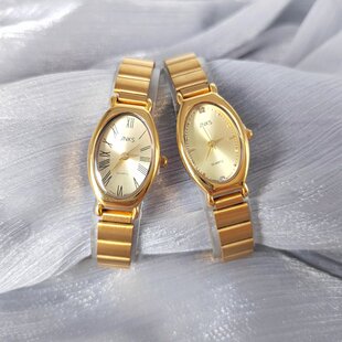 国货90年代JNKS牌复古进口机芯小巧百搭防水牛皮学生石英礼物女表