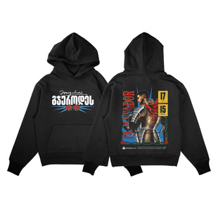 2025年新款UFC托普利亚秋冬350G抓绒面料格斗MMA卫衣