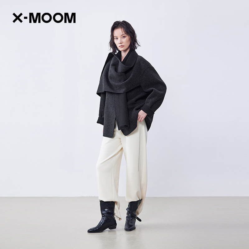 双面羊毛大衣斗篷毛呢外套