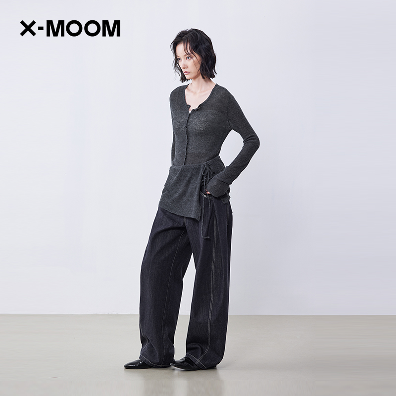 XMOOM羊驼羊毛混纺多穿造型套装