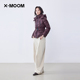 商场同款 MOOM2025冬季 新款 系带收腰立领连帽短羽绒服外套