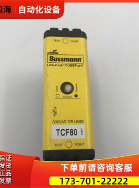 Bussmann熔断器TCF80 80A 600VAC 300VDC 实拍【议价】