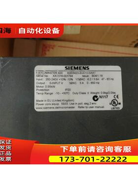 220V转380V 0.55KW变频器6SE6420-2UC15-A1【议价】