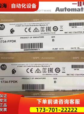 AB 1734-FPDK 1734FPDK 1734-FPDK 1734FPDK【议价】