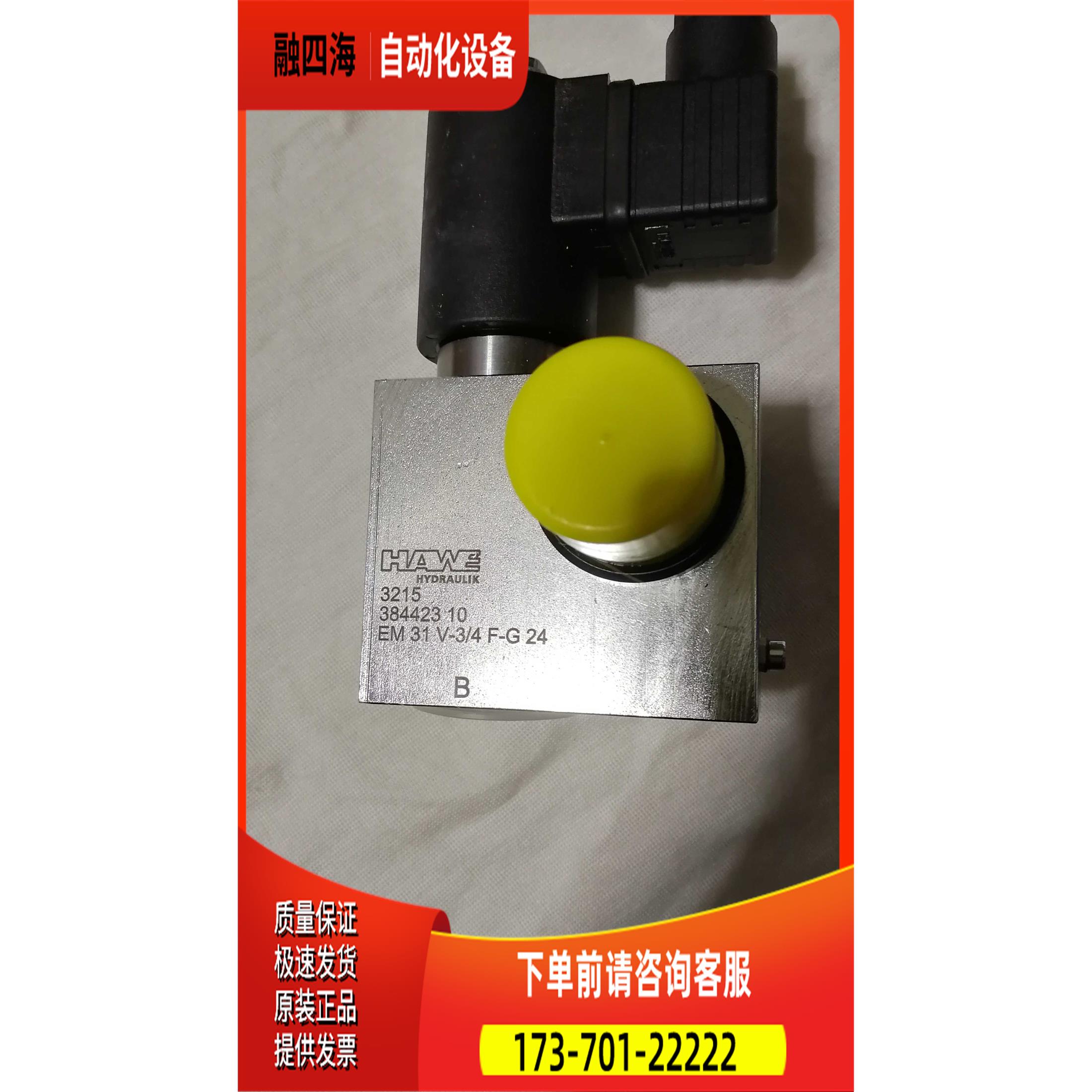HAWE哈威 液压阀 EM31V-3/4F-G 24【议价】