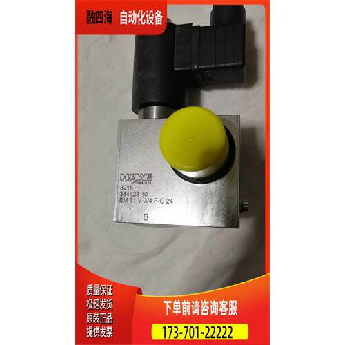 HAWE哈威 液压阀 EM31V-3/4F-G 24【议价】