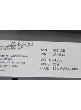 江森 JOHNSON CONTROLS Cardkey S321 /【议价】