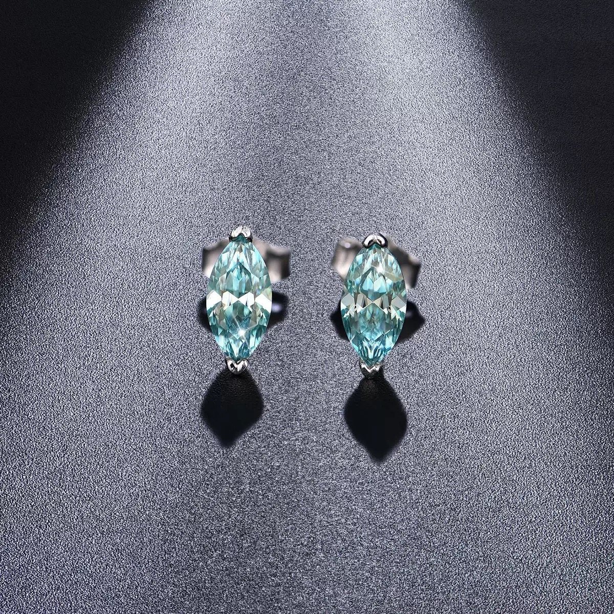 榴莲银饰 DURIAN S925银4*6mm莫桑钻迷你马眼形小耳钉气质耳饰女,饰品/流行首饰/时尚饰品新,耳钉,淘宝优惠券,粉丝福利购,淘宝优惠卷