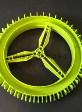 乐高积木LEGO 59521零件绿色45055 D160mmx28配件车轮棘轮硬塑料