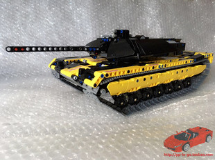 LEGO Tank Abrams 乐高积木拼插遥控坦克