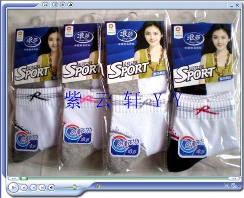 f6058浪莎女棉袜免勤排汗冬季