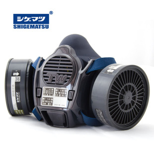 日本进口重松制作所TW08S防尘防毒面具手办模型喷漆矿井电焊传声