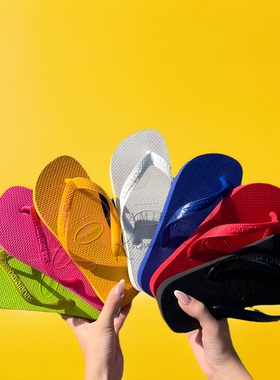 巴西哈瓦那havaianas人字拖男女拖鞋TOP宽带防滑夏季沙滩外穿凉拖