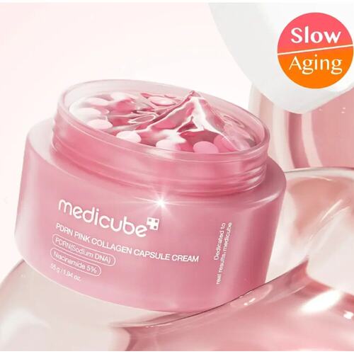 medicube 三文鱼PDRN粉红胶原蛋白胶囊霜 消除痕迹 弹润光泽