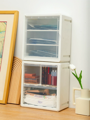 Настольная коробка для хранения, система хранения, косметика, канцтовары, коробочка для хранения