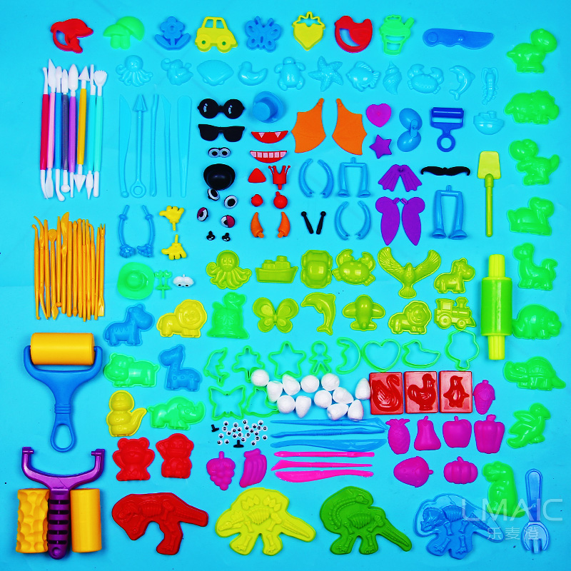 橡皮泥粘土太空沙模具工具配件包