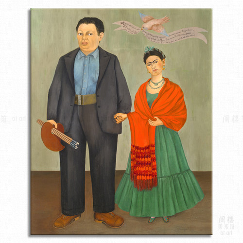 弗里达墨西哥艺术风酒吧装饰画