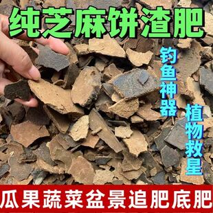 芝麻饼肥香油渣油枯种花花卉渣钓鱼打窝蔬菜盆栽绿植有机