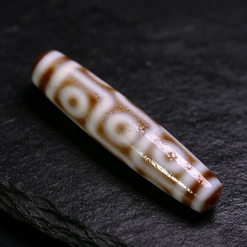 至纯白毫九眼天珠/67*15mm