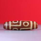 圣饰奇缘 八戒直播专拍 西藏真品天然玛瑙牙黄至纯六眼天珠项链