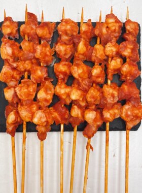 掌中宝串奥尔良鸡软骨串30串商用批发冷冻半成品烧烤油炸小吃食材