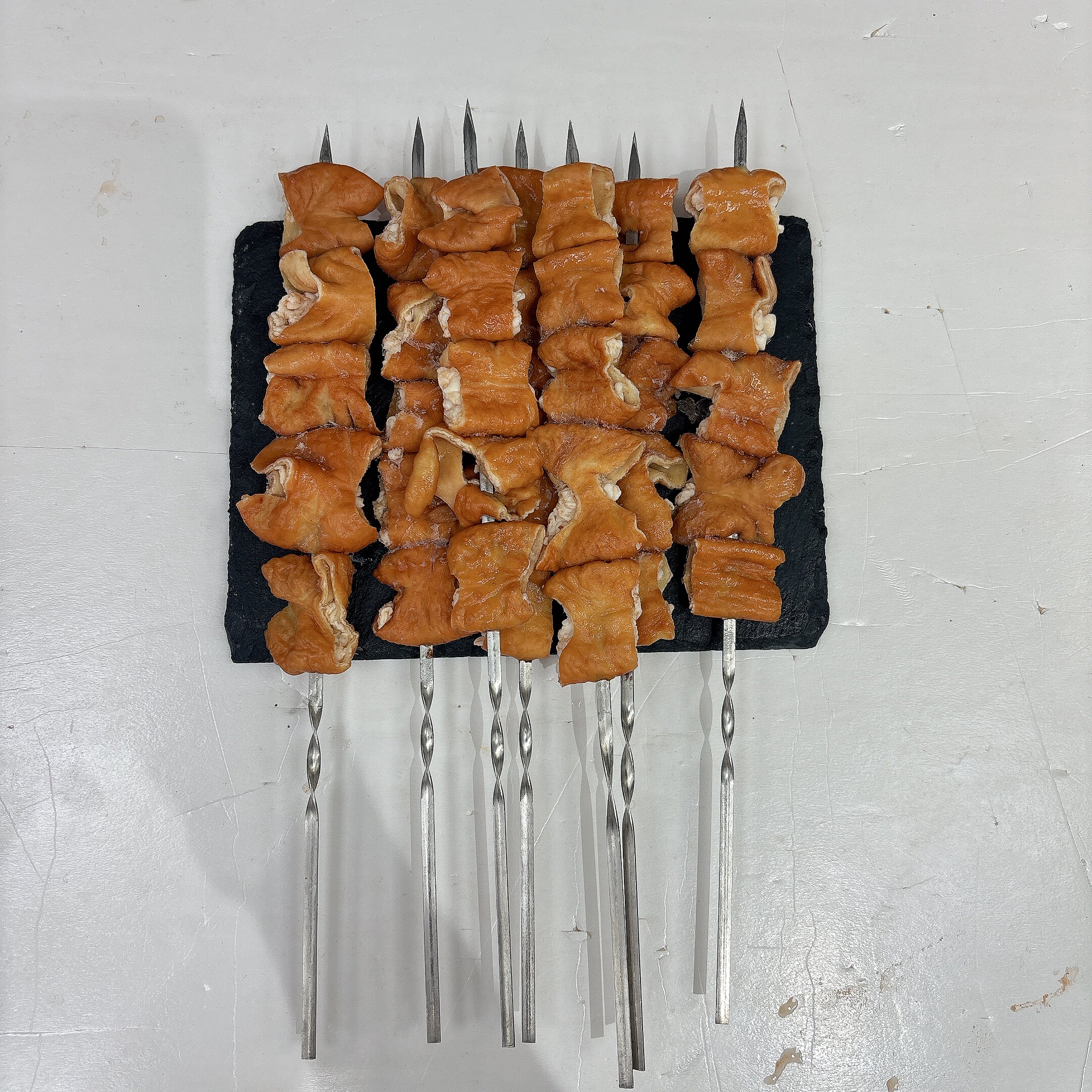 卤大肠串鲜卤猪大肠15串烧烤油炸铁板食材猪肉猪大肠串商用批发串