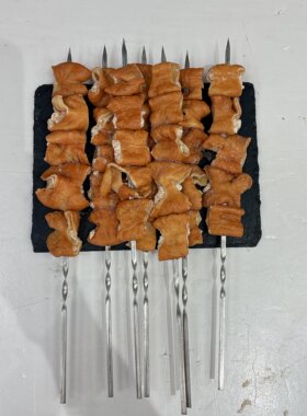 卤大肠串鲜卤猪大肠15串烧烤油炸铁板食材猪肉猪大肠串商用批发串