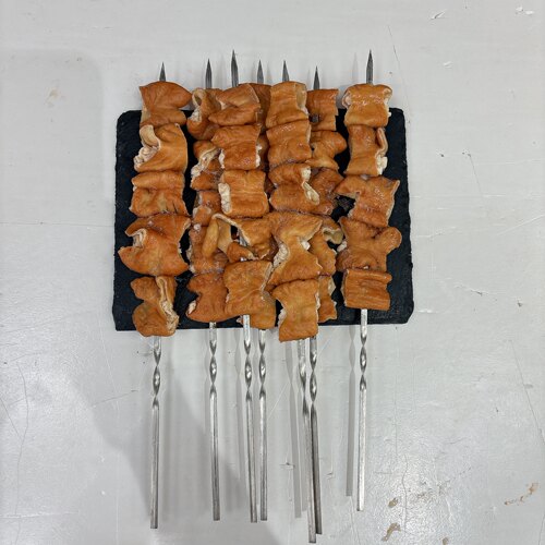 卤大肠串鲜卤猪大肠15串烧烤油炸铁板食材猪肉猪大肠串商用批发串