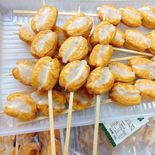 油条虾滑串迷你油条包虾滑10串烧烤油炸麻辣烫串串香半成品虾滑串