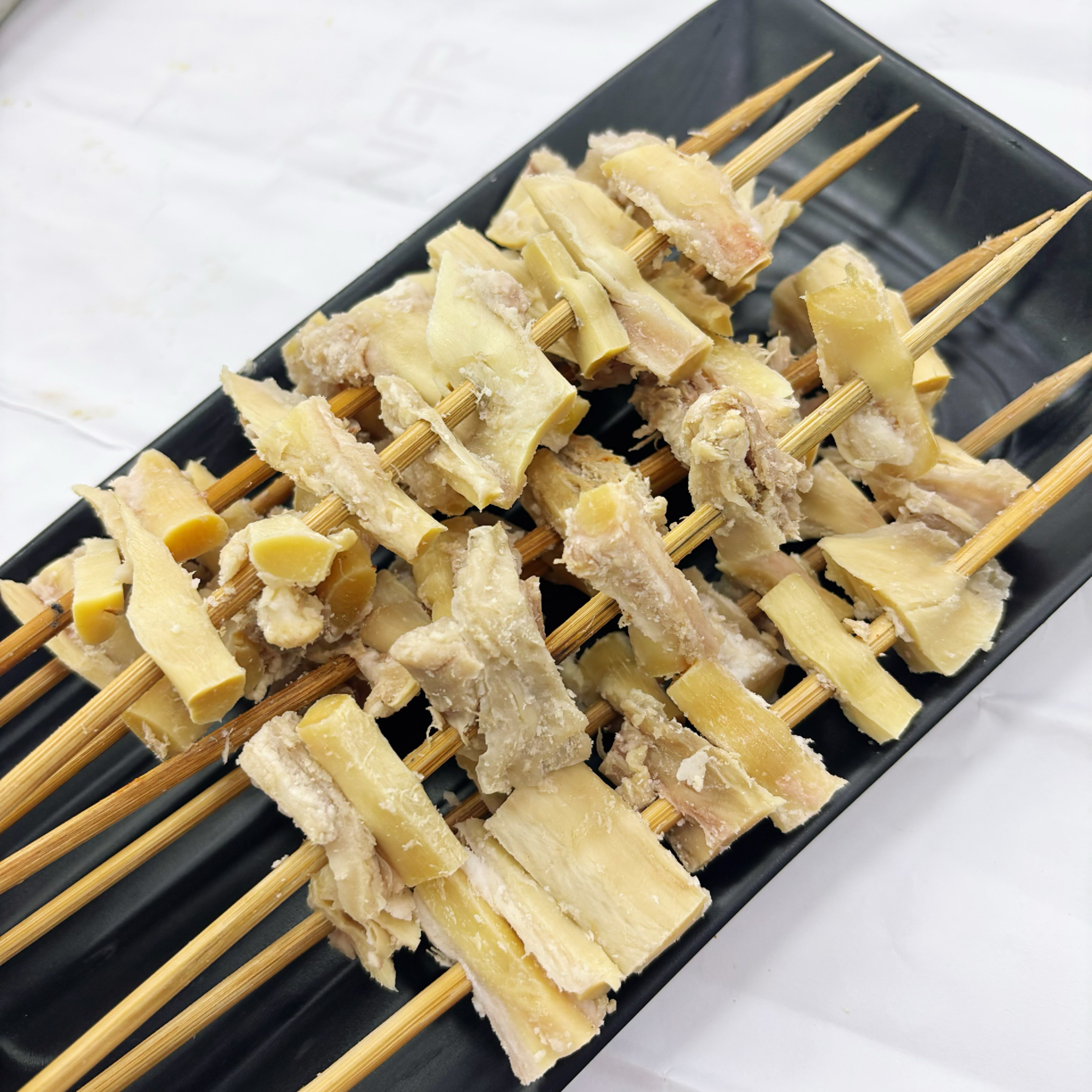 水煮羊板筋串熟板筋户外烧烤食材半成品包装生鲜冷冻烤串30串