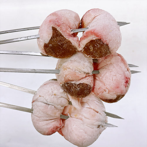 羊腰串6支商用批发新鲜冷冻半成品烧烤食材腰子串羊肾串羊腰大串
