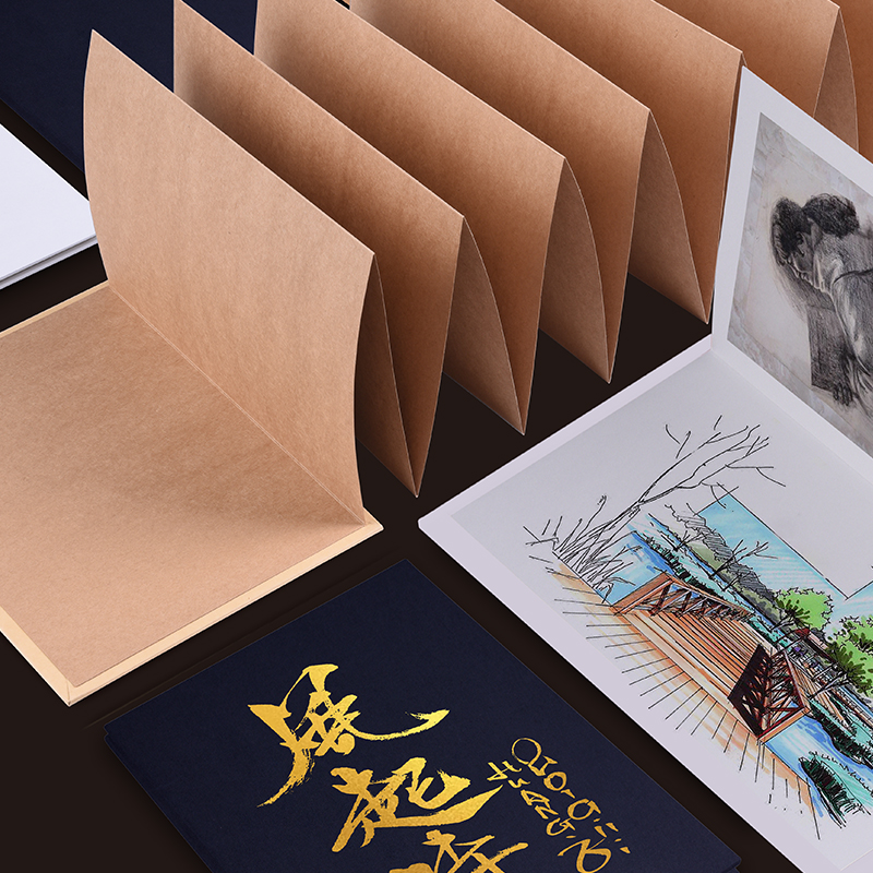 风琴折叠diy相册空白折页纪念册