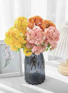 仿真花6头大花菜米仔果多肉植物植物墙家居装饰婚庆假花MW17680