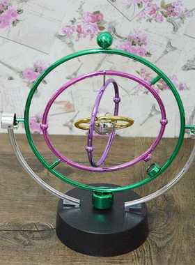 H009彩色天体轨道永动仪 磁性无极摇摆器 家居旋转摆设 外贸爆款