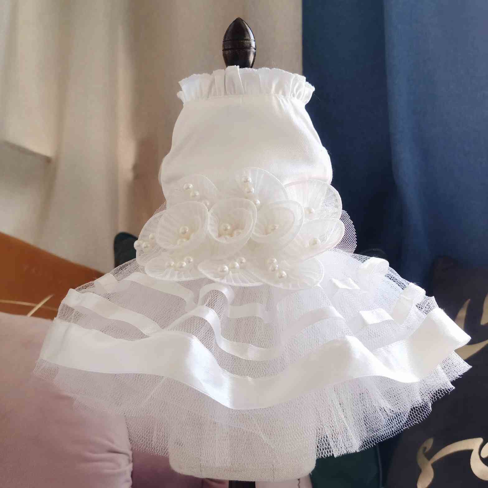 芭菲宠家厂家宠物衣服狗狗婚纱狗礼服狗裙子款夏装一件代发