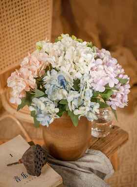 婚庆小把水漾绣球INS风仿真花厂家家居装饰跨境假花MW66790