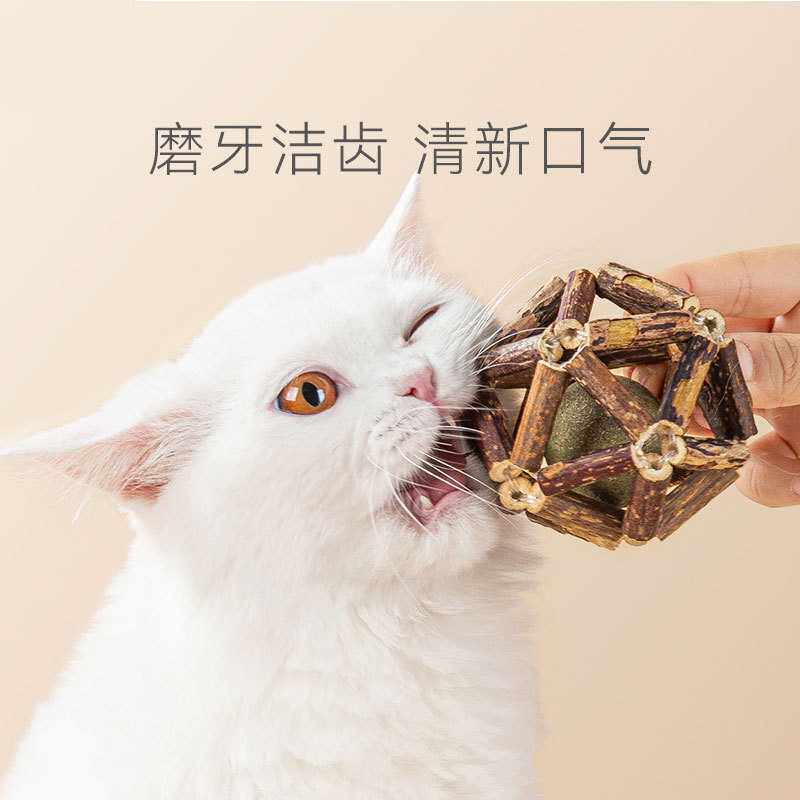 猫薄荷木天蓼系列玩具猫草球棒棒糖宠物磨牙洁齿逗猫用品猫咪零食