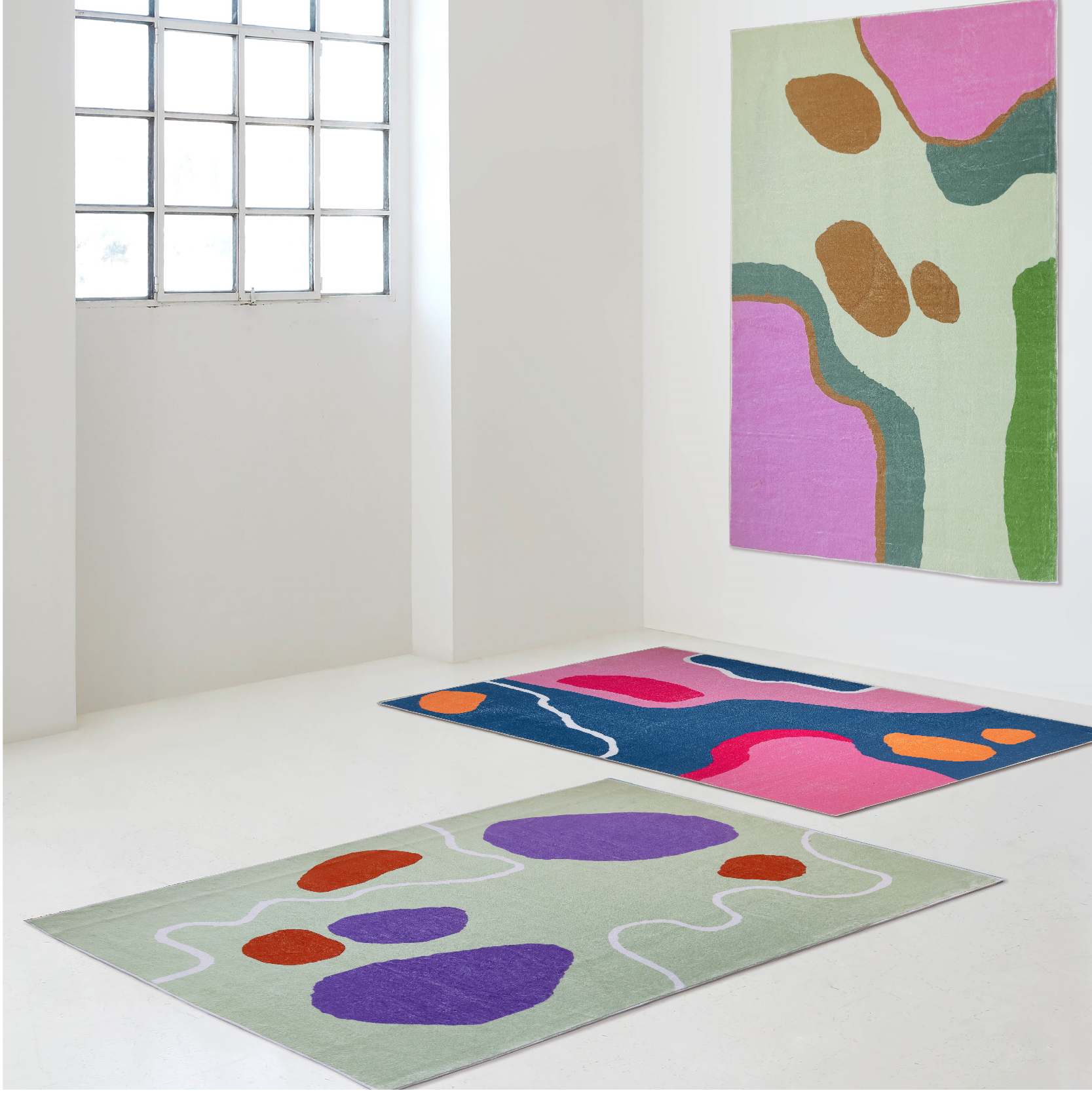 屋颜卧室客厅少女地毯