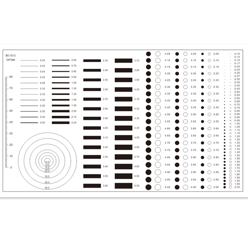 点规污点卡点线规菲林尺