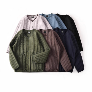 性价比好货 复古绗缝棉衣棉服情侣男女 日系轻薄保暖秋冬时尚