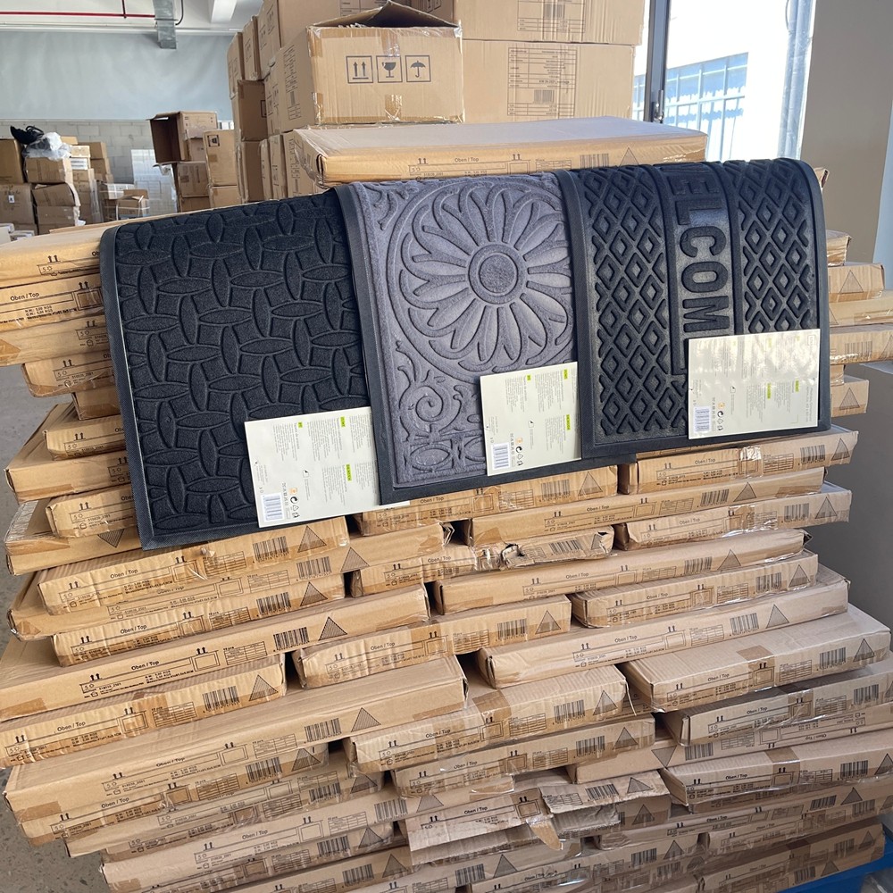 外贸单！整单原卡！3D立体绒面百搭客厅脚垫耐脏防滑浴室橡胶地垫,居家布艺,入户地垫,淘宝优惠券,粉丝福利购,淘宝优惠卷