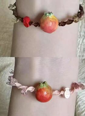 小石榴编织手绳手链女高颜值精致