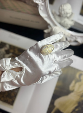 复古手作轻奢贝母马赛克开口女戒