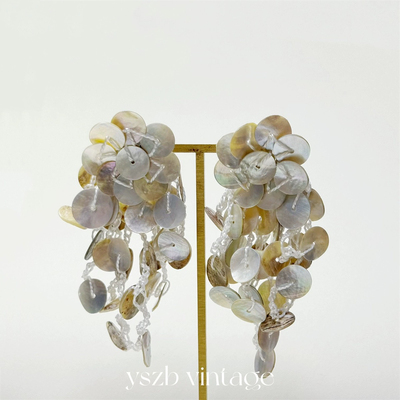 原创手作流苏波西米亚耳环耳夹