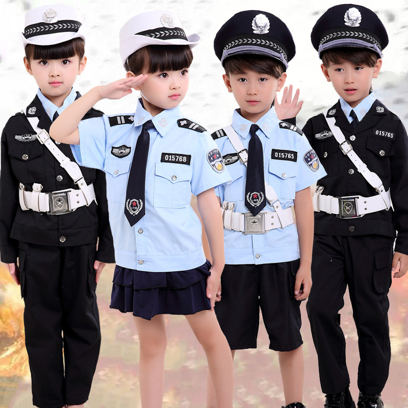 警察服装备全套男女孩特种兵